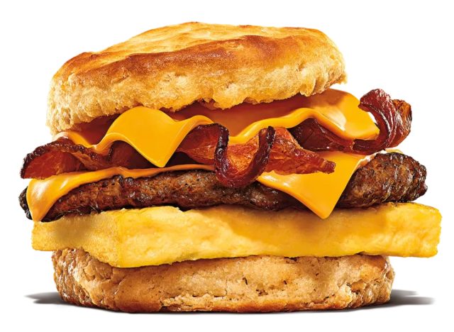 burger king Bacon, Sausage, Egg, and Cheese Biscuit