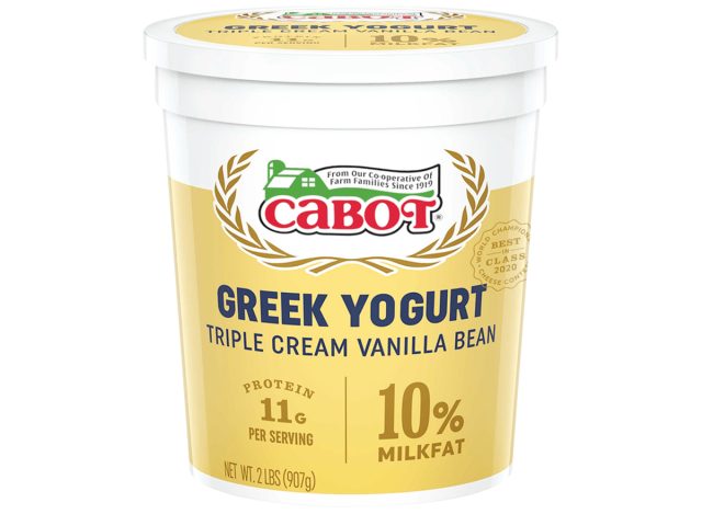 cabot Triple Cream Vanilla Bean Greek Yogurt