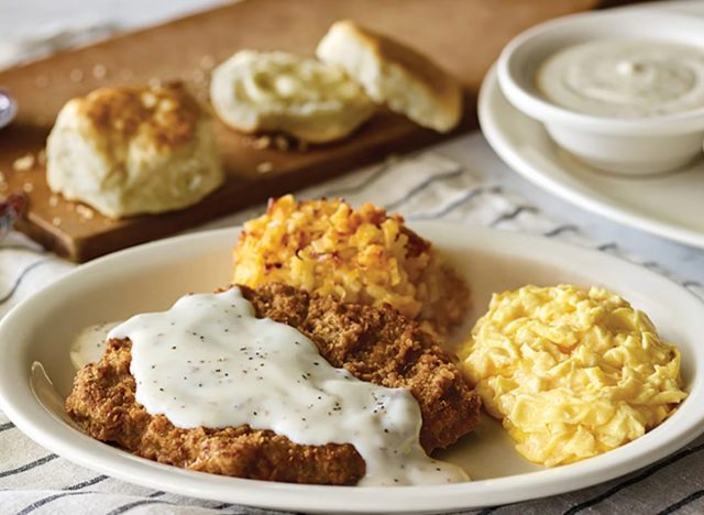 cracker barrel grandpa's country-fried breakfast