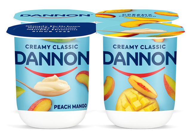 Dannon Creamy Classic Peach Mango