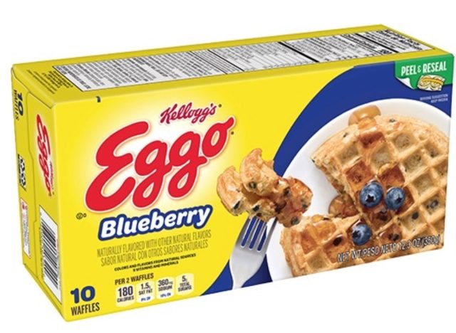 eggo blueberry waffles