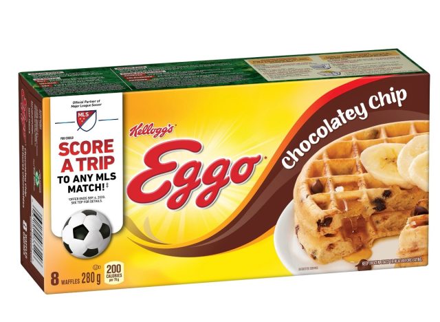 eggo chocolatey chip waffles