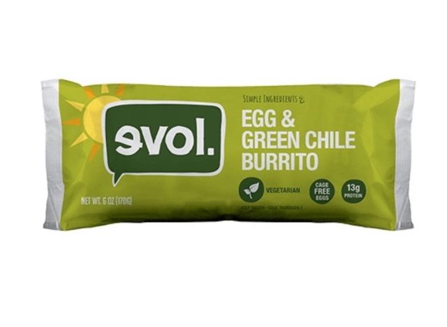 evol egg green chile burrito