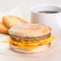 rychlé občerstvení snídaně vejce sendvič káva