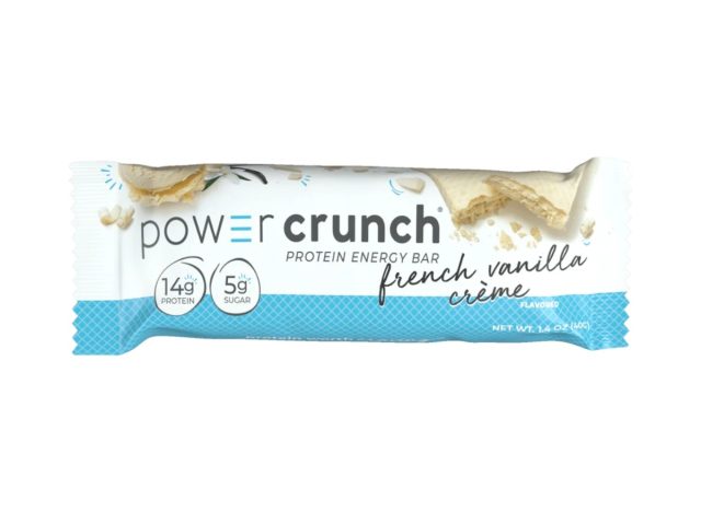 french vanilla creme powder crunch energu bar
