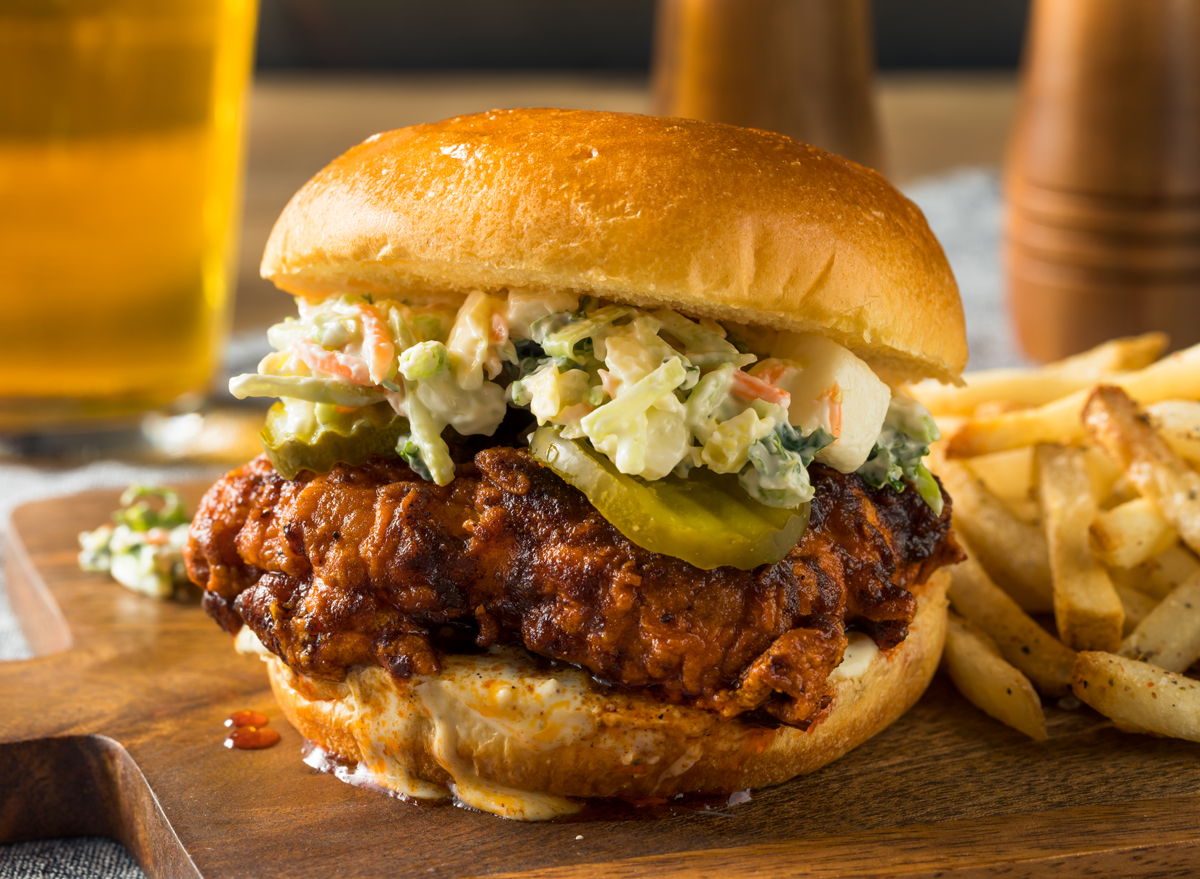 The #1 Unhealthiest Chicken Sandwich at 10 Major Restaurant Chains