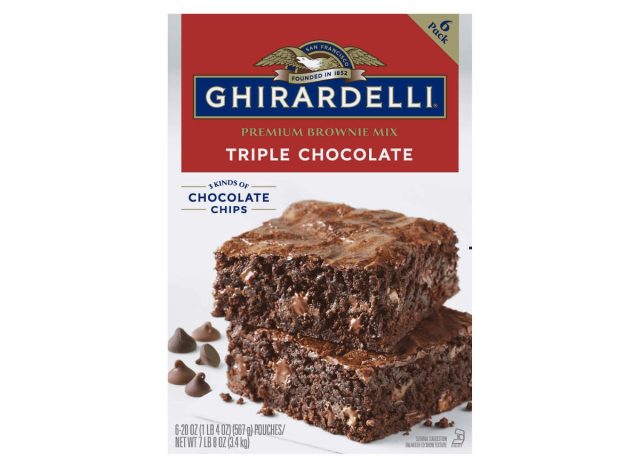 ghiradelli triple chocolate brownie mix