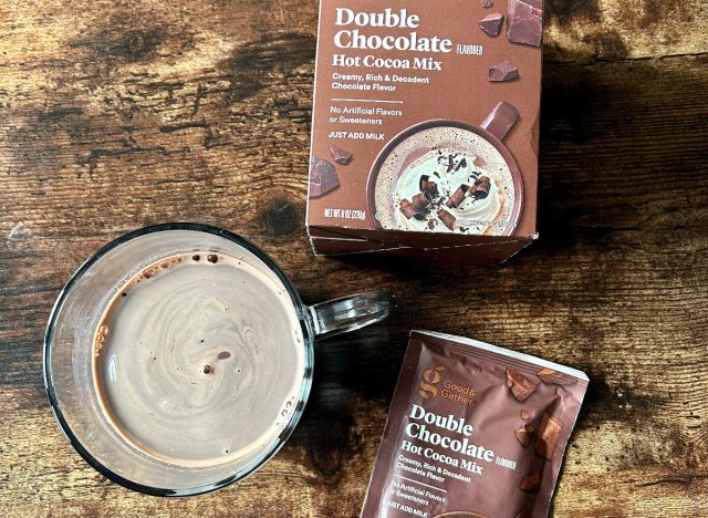 good & gather double chocolate hot cocoa