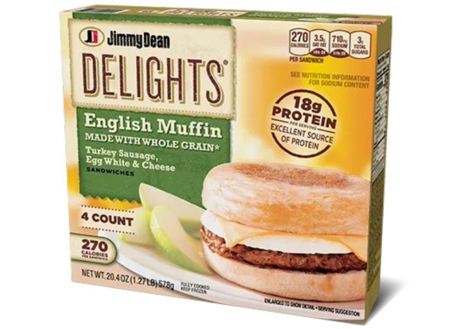 jimmy dean delights egg white turkey sausage sandwich