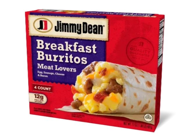 jimmy dean meat lovers breakfast burrito