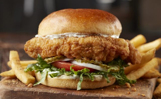 Crispy Chicken Sandwich at LongHorn Steakhouse