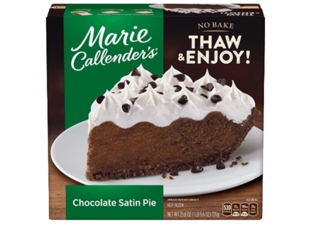 marie callender's chocolate satin pie