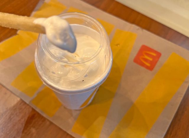 Vanilla McFlurry with Fries