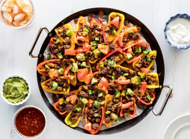 mini pepper nachos