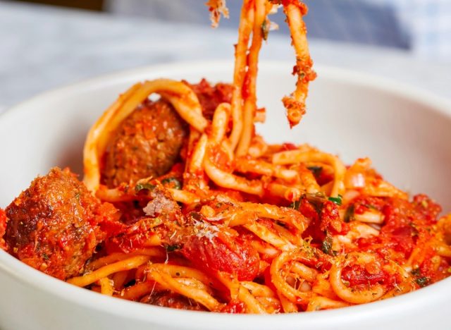 north italia spaghetti and meatballs
