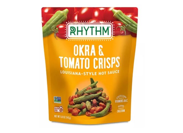 okra and tomato crisps