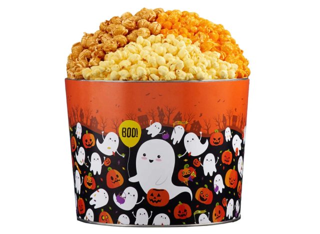 popcorn factory 2-gallon halloween tin