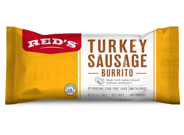 Red's All Natural Turkey Sausage Breakfast Burrito