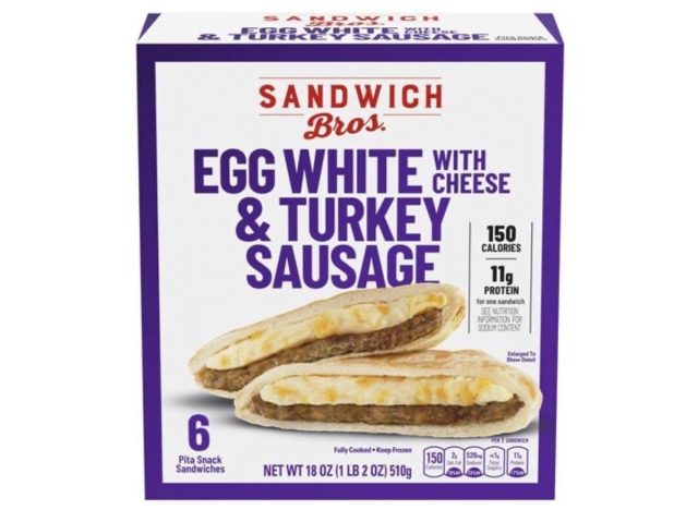 sandwich bros egg white turkey sausage