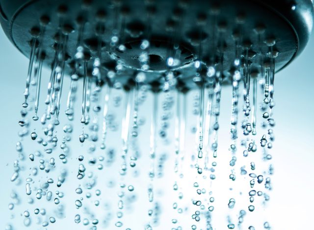 close-up showerhead