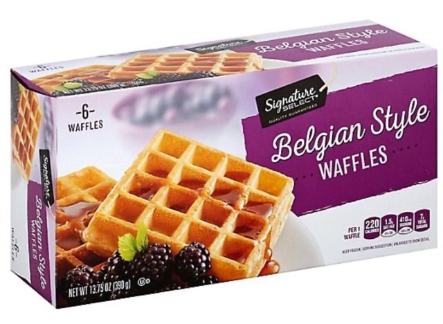 signature select belgian style waffles
