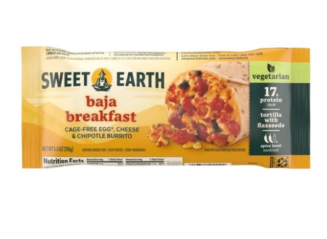 sweet earth baja breakfast burrito