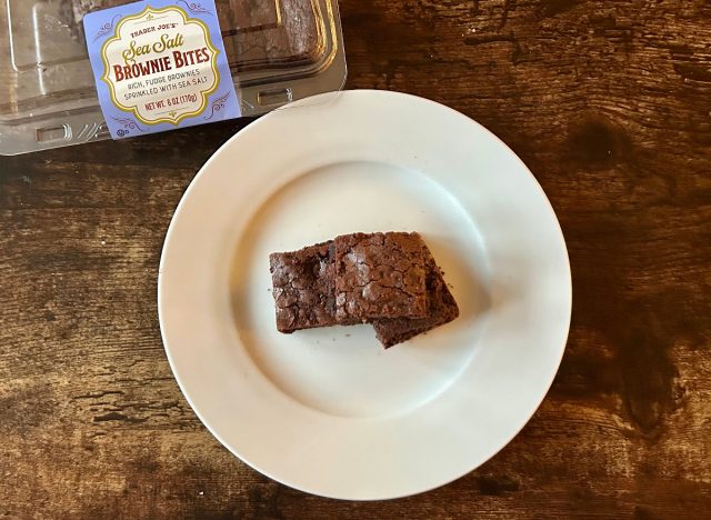 trader joe's sea salt brownie bites