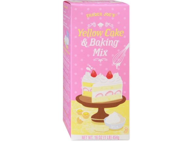 trader joe's yellow cake & baking mix