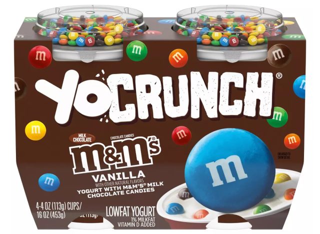 YoCrunch Low Fat Vanilla with M&M