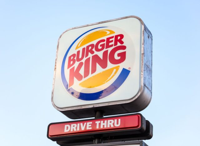 Burger King sign