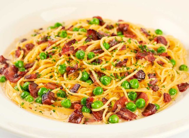 Pasta Carbonara at the Cheesecake Factory