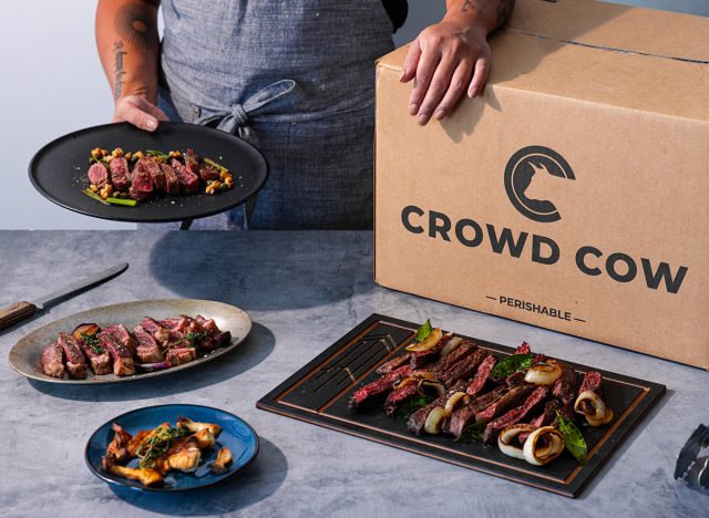 Box of steaks from Crowd Cow