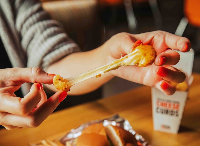 Cheese curds at A&W