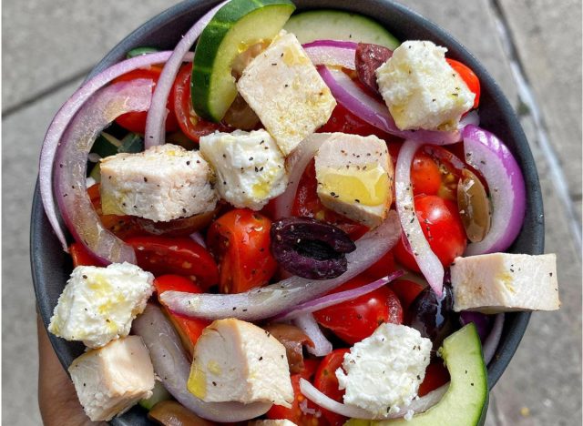Greek salad at Fresh & Co.