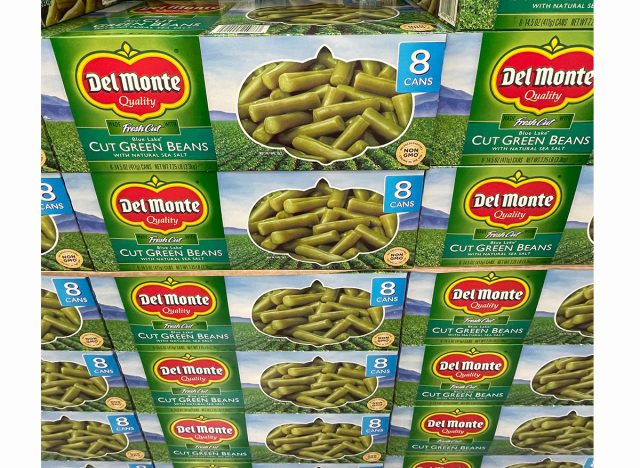 Del Monte green beans at Sam's Club