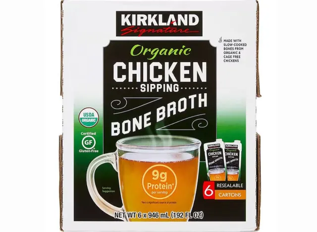 Kirkland Signature Organic Chicken Bone Broth at Costco