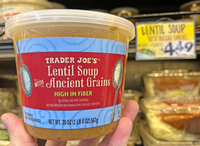 Lentil Soup with Ancient Grains at Trader Joe's