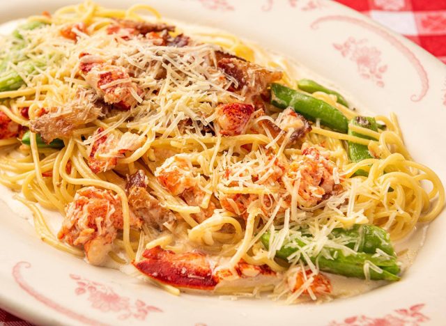 Lobster carbonara at Maggiano's