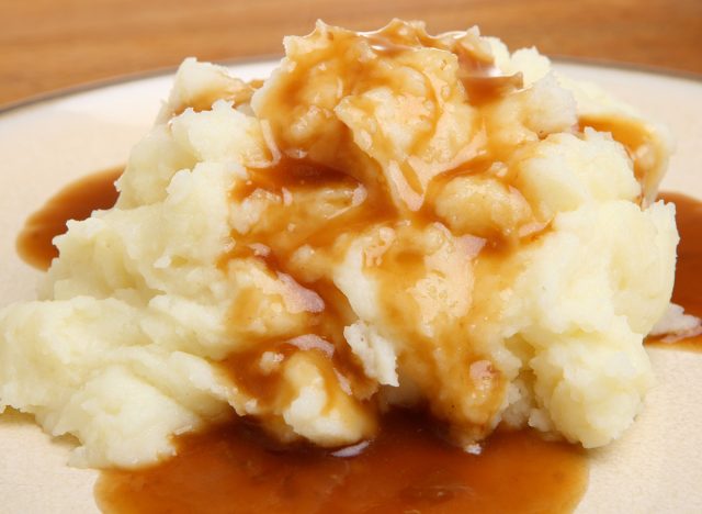 Mashed potatoes and gravy