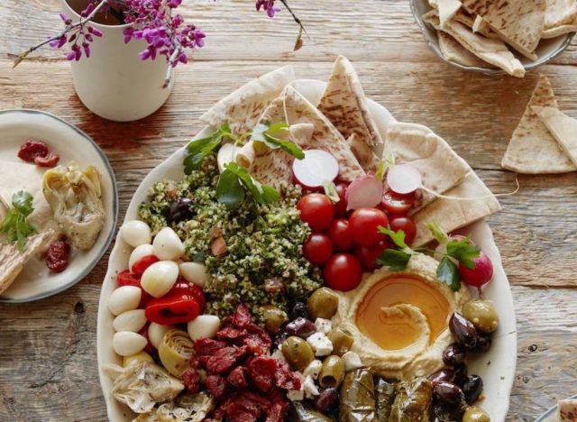 Mediterranean charcuterie board