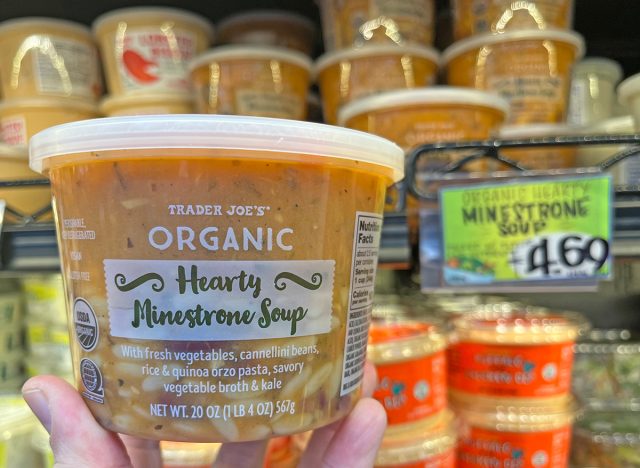 Organic Hearty Minestrone Soup at Trader Joe's