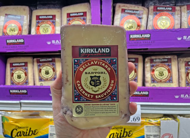 Kirkland Signature Sartori Cabernet Sauvignon BellaVitano Cheese at Costco