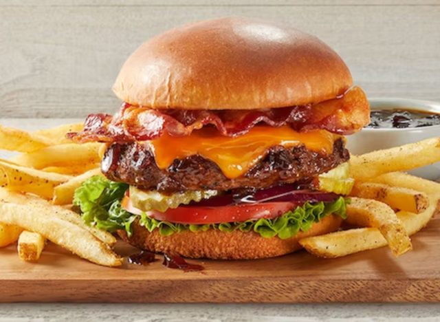 TGI fridays whisky burger