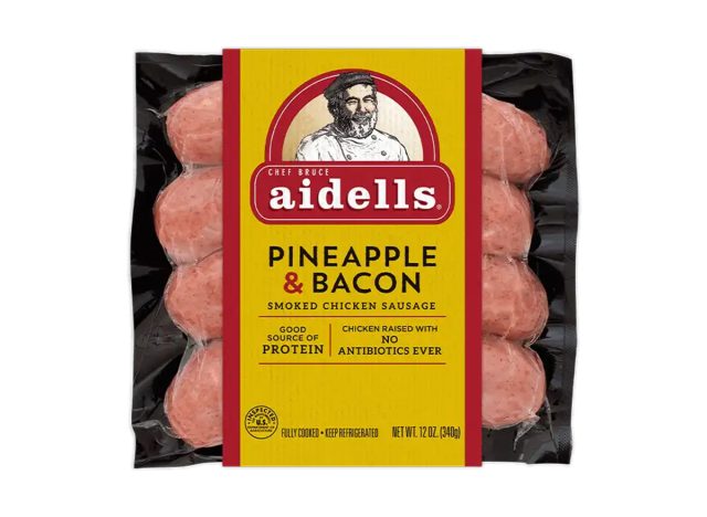 Aidells Pineapple Bacon Chicken Sausage 