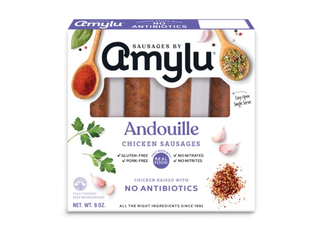 Amylu Paleo Andouille Chicken Sausages