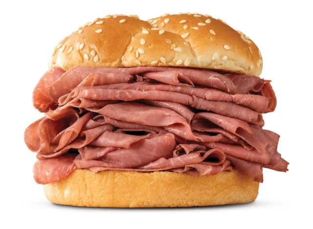 arby's double roast beef sandwich