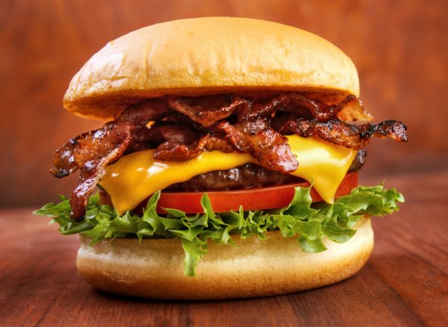 bacon cheeseburger