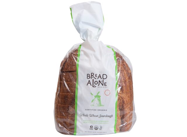 Bread alone is made from whole wheat sourdough