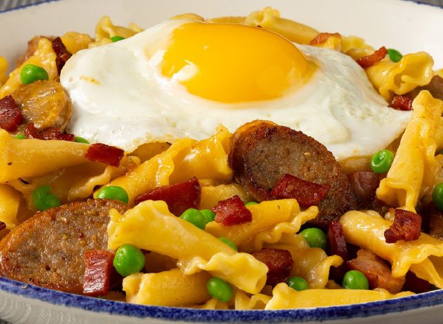 Sausage Carbonara Campanelle