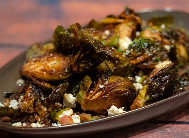 Crispy Hot Honey Brussels Sprouts at Black Angus